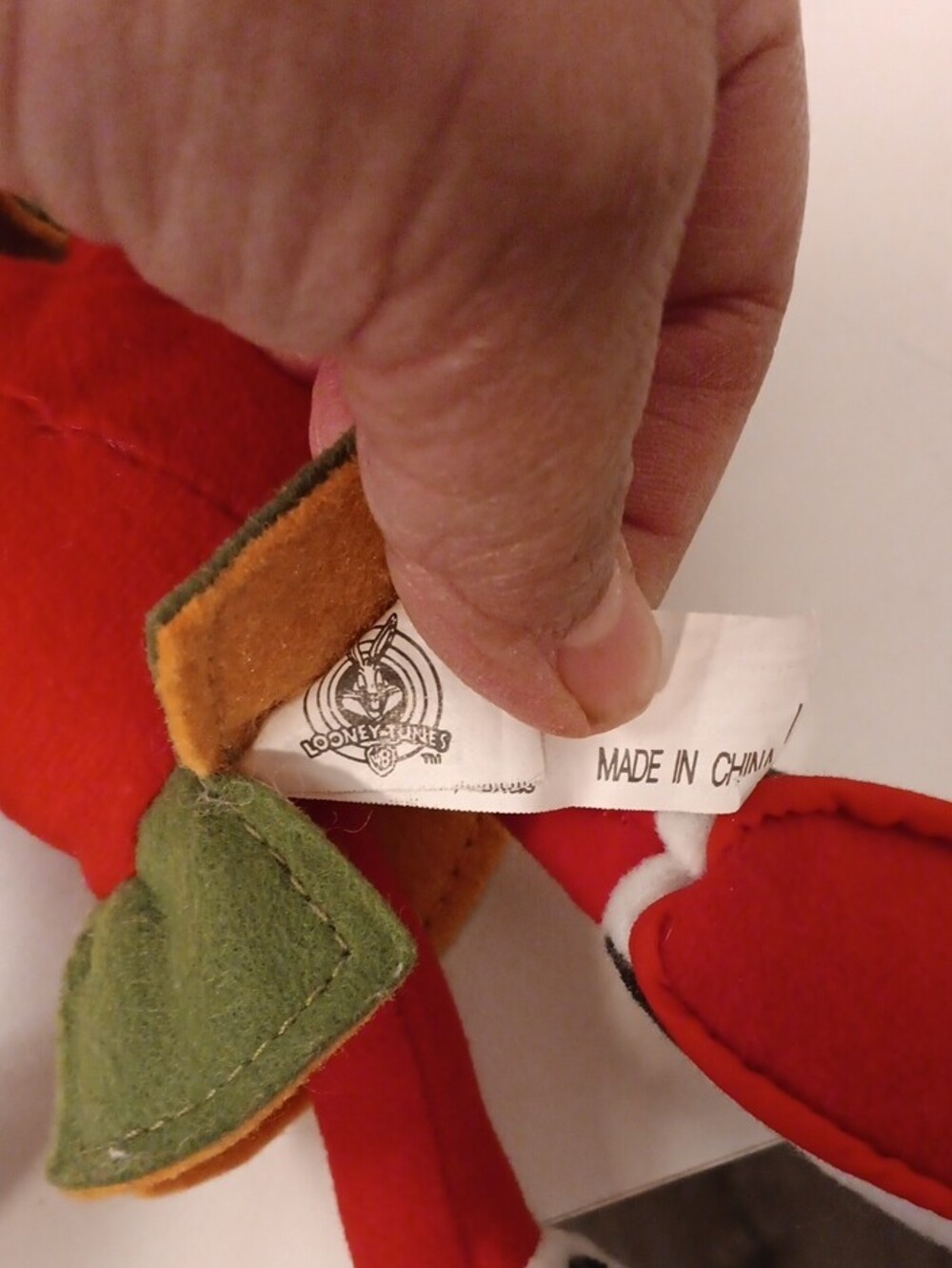 Marvin The Martian Red and Green Plush Character Doll - Soft Kids Stuffed Toy - Picture 4 of 6